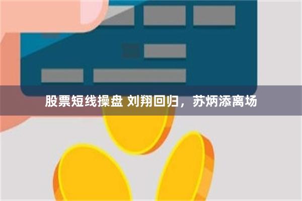 股票短线操盘 刘翔回归，苏炳添离场