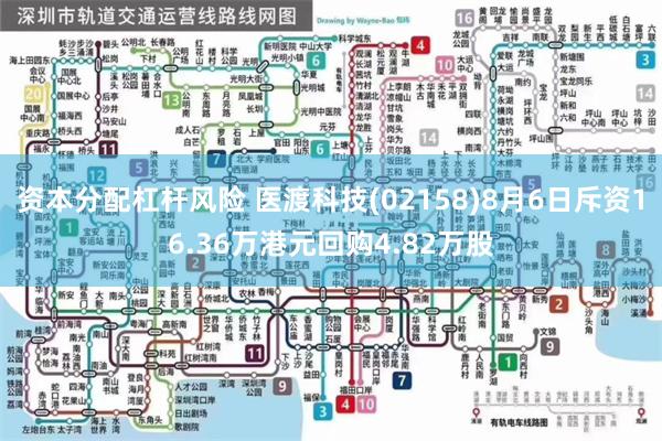 资本分配杠杆风险 医渡科技(02158)8月6日斥资16.36万港元回购4.82万股