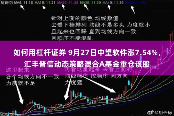 如何用杠杆证券 9月27日中望软件涨7.54%，汇丰晋信动态策略混合A基金重仓该股