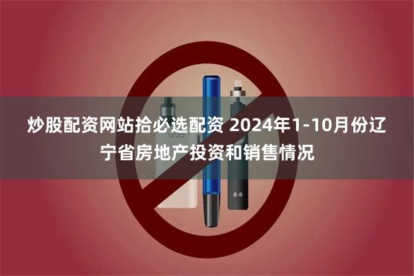 炒股配资网站拾必选配资 2024年1-10月份辽宁省房地产投资和销售情况