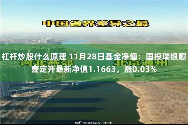 杠杆炒股什么原理 11月28日基金净值：国投瑞银顺鑫定开最新净值1.1663，涨0.03%